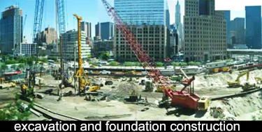 Excavation for an office tower